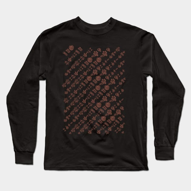 taino symbols Long Sleeve T-Shirt by NOMA17